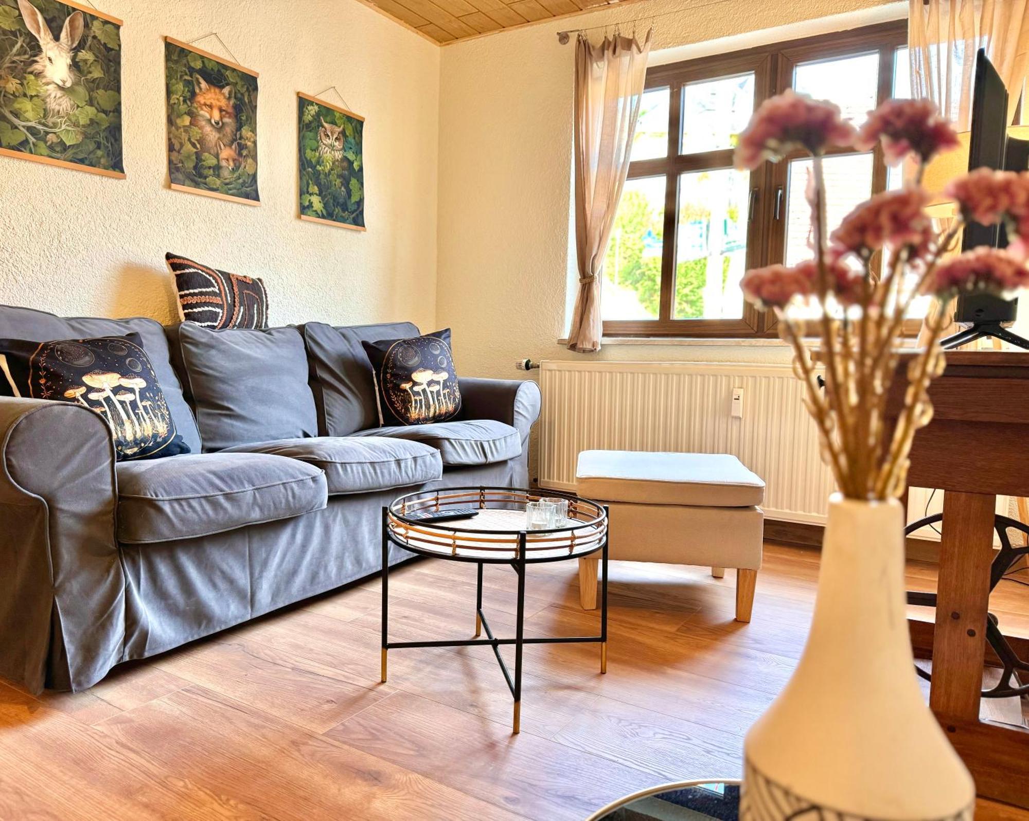 Ferienwohnung Nahe Schloss Kuckuckstein,Infrarotsauna, Hunde Liebstadt Dış mekan fotoğraf