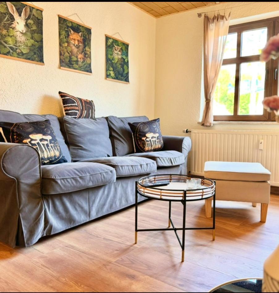 Ferienwohnung Nahe Schloss Kuckuckstein,Infrarotsauna, Hunde Liebstadt Dış mekan fotoğraf